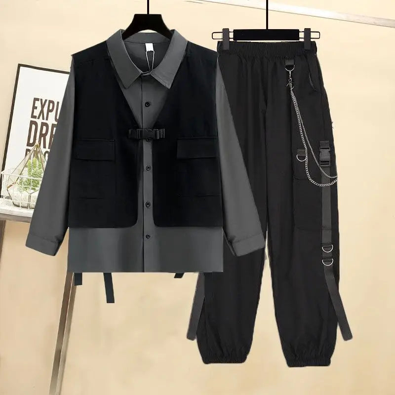 Shirt Vest & Pant Matching Set - Palm and Thread