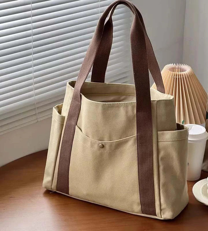 Large Capacity Canvas Tote Bag