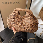 Retro Woven Clutch Bag - Palm and Thread