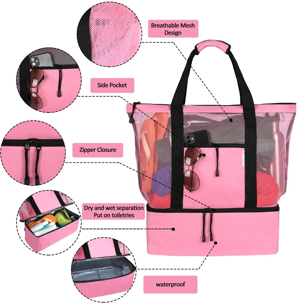 Heat Preservation Picnic Beach Bag - Palm and Thread