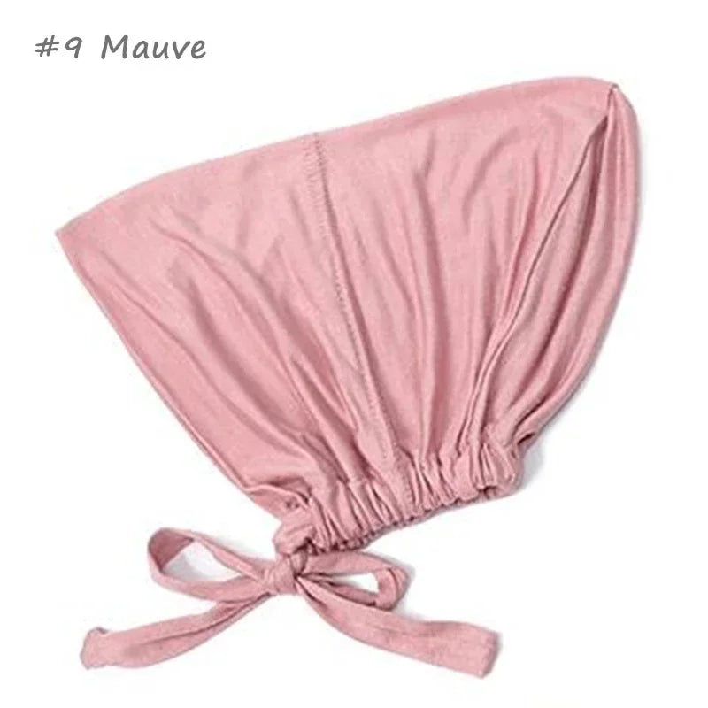 New Soft Turban Hat Inner Hijab Cap - Palm and Thread