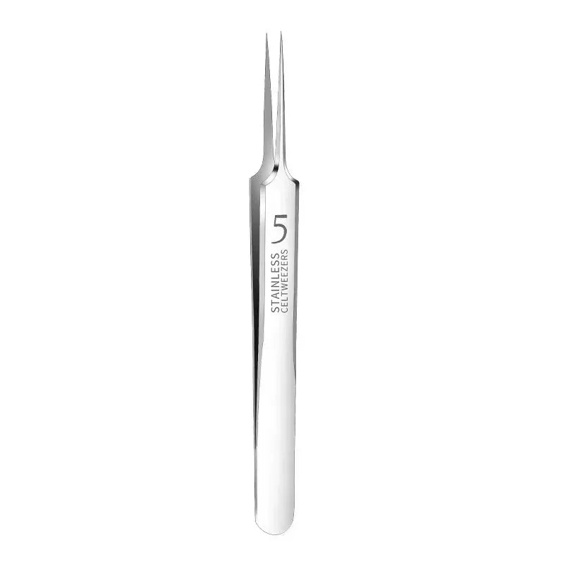 1 Pack Extra Fine No. 5 Cellular Acne Blackhead Tweezer - Palm and Thread