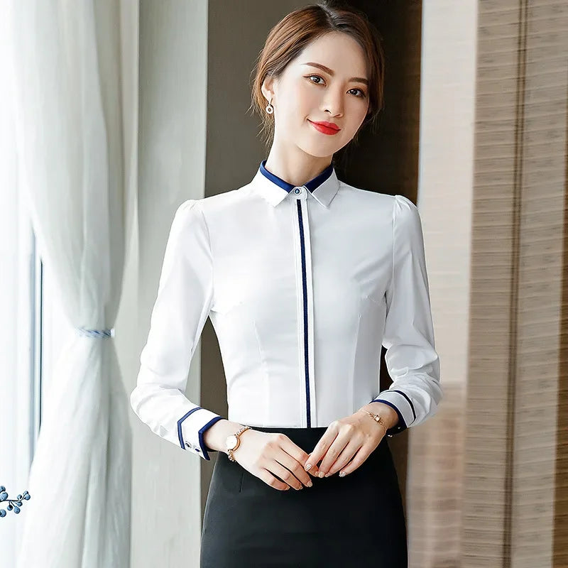 New Fashion Business Wear Long Sleeved Shirt - Palm and Thread
