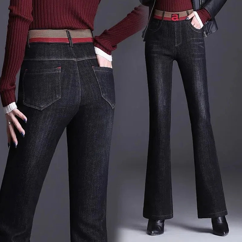 High Waist Vintage Flare Denim Pant - Palm and Thread