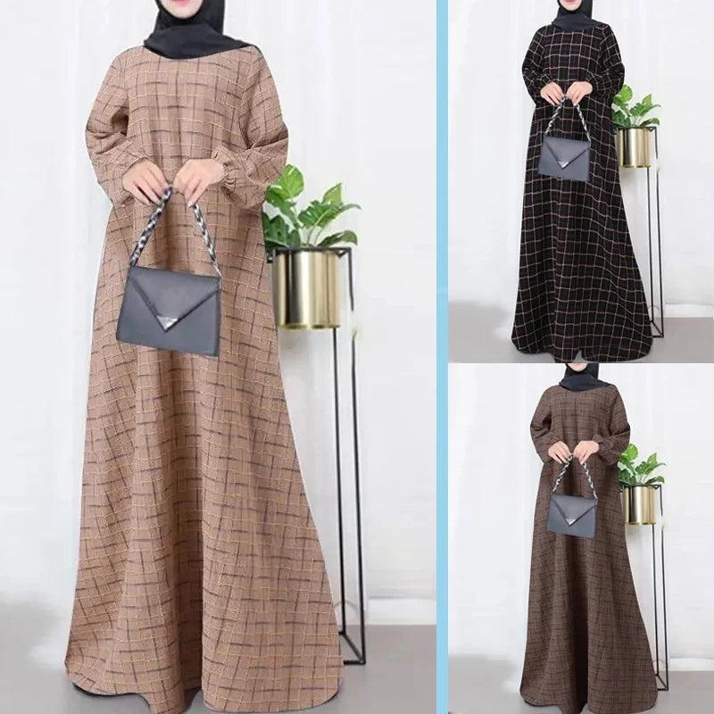 Corduroy Thick Warm Dress Abaya - Palm and Thread