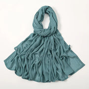 Thin Plain Shawl Soft Viscose Rayon Headscarf - Palm and Thread