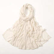 Thin Plain Shawl Soft Viscose Rayon Headscarf - Palm and Thread