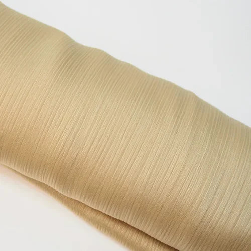 Pleated Satin Chiffon Hijab Silk Scarf - Palm and Thread