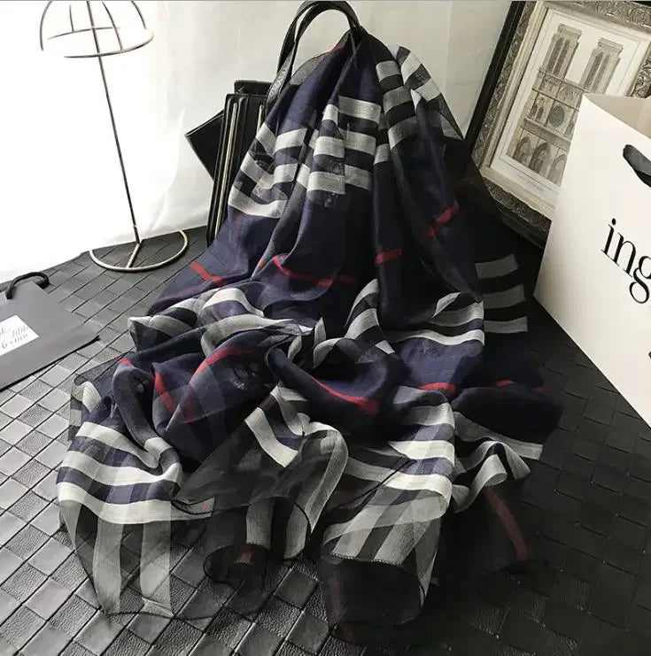 Silk & Wool Four Seasons Scarf - Palm and Thread