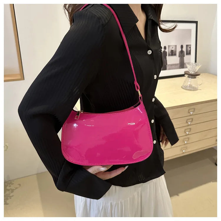 2025 Korean Patent Leather Handbag