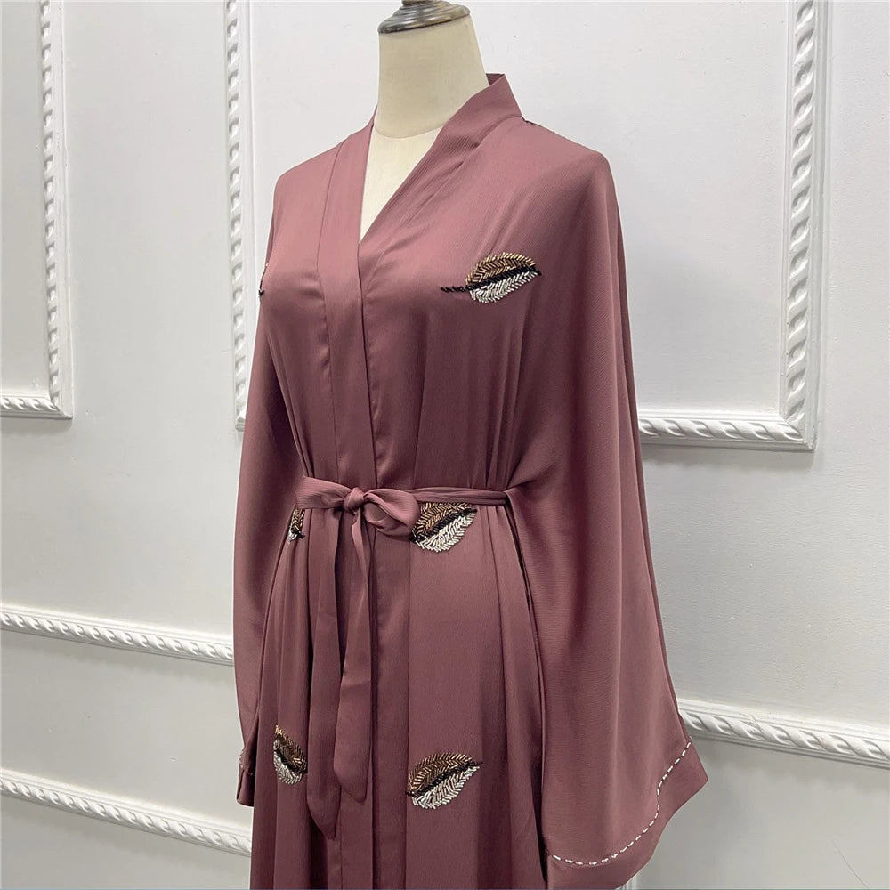 Fashion Belted Abaya Kaftan - Palm and Thread