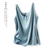Elegant SILK Satin Blouse - Palm and Thread