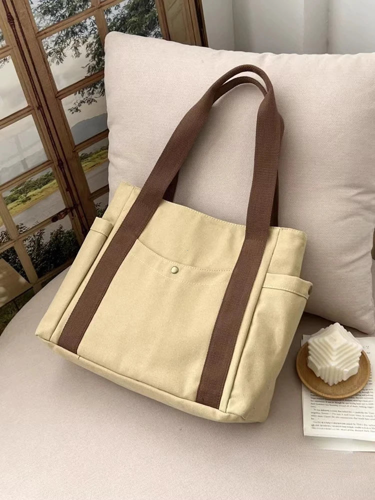 Large Capacity Canvas Tote Bag
