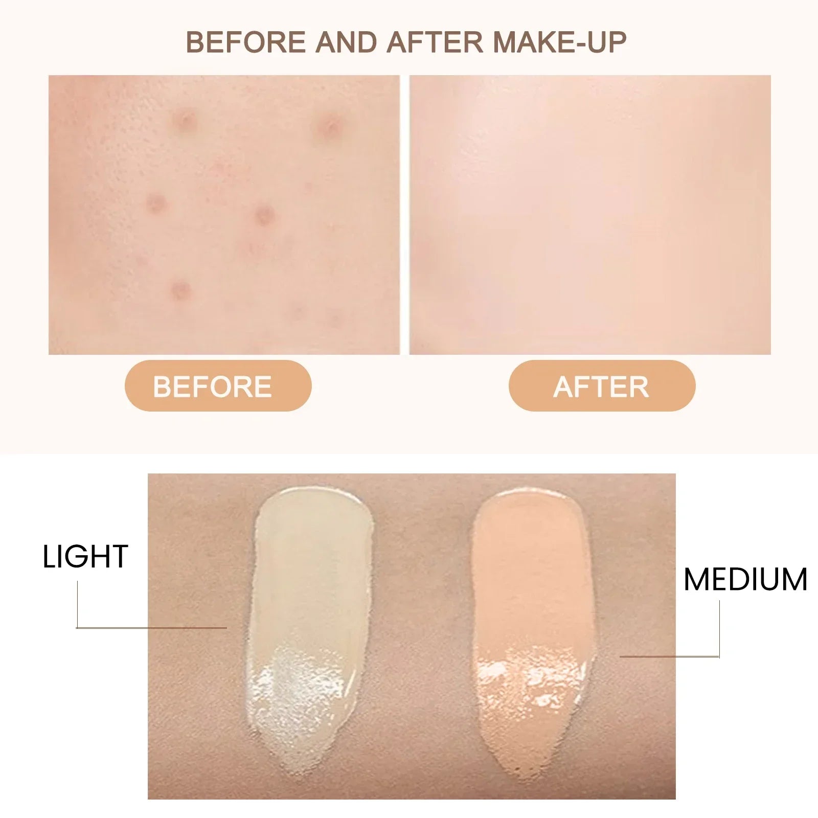 Waterproof Brighten Moisturizing Cream Foundation - Palm and Thread