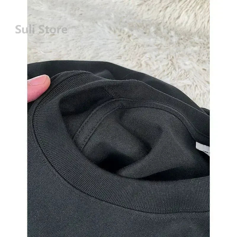 Heavy-duty Cotton Short Sleeved T-shirt