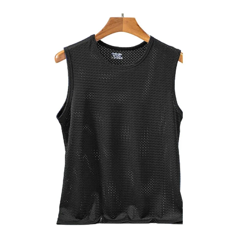Ice Silk Mesh Tank Top - Palm and Thread