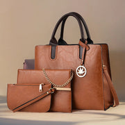 Three-Piece Set Handbag - Palm and Thread