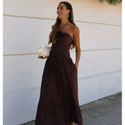 New Chic Tube Top Hanging Neck Dress - Palm and Thread