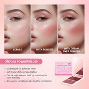 Cream & Powder Blush Palette - Palm and Thread