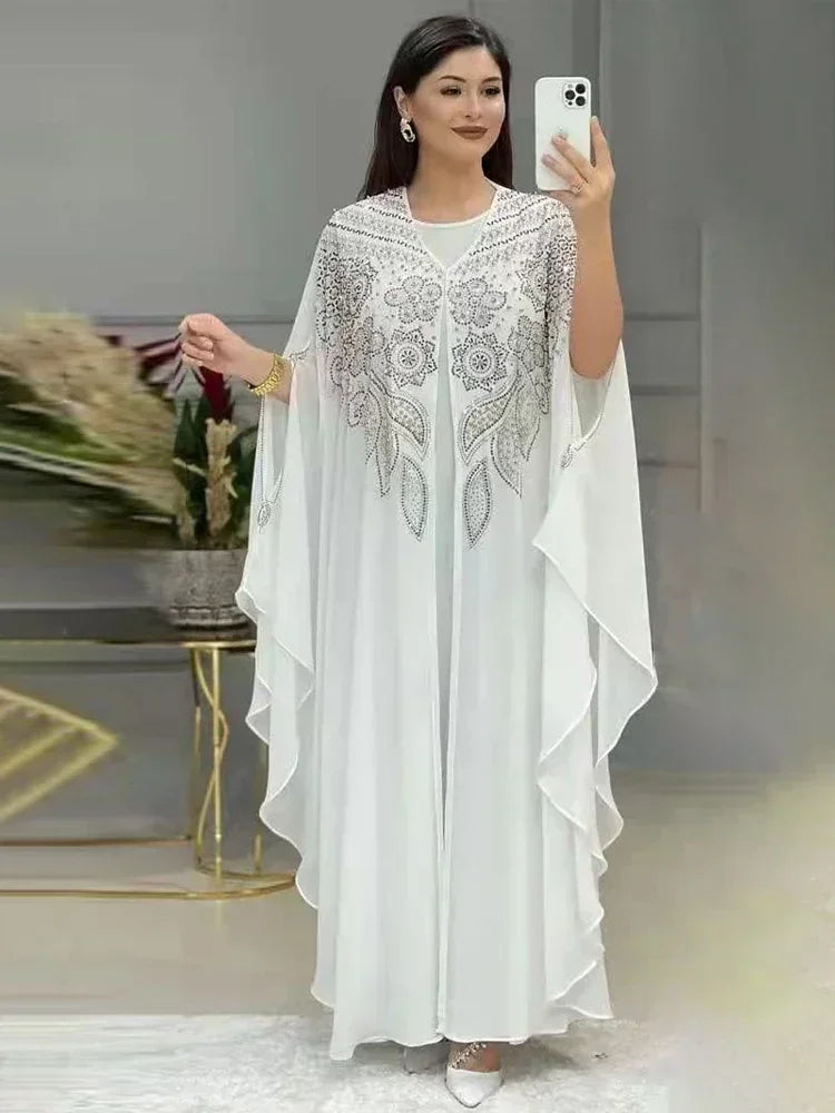 Chiffon Boubou Abaya - Palm and Thread
