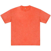 Style Retro Solid Color Short Sleeved T-shirt - Palm and Thread