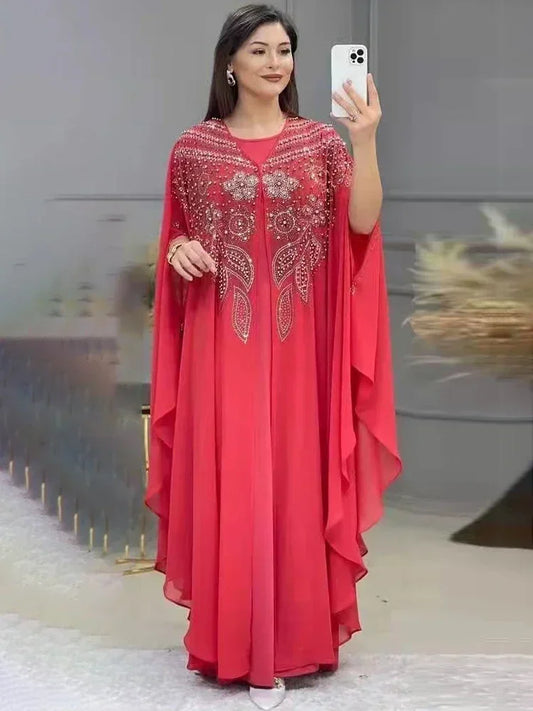 Chiffon Boubou Abaya - Palm and Thread