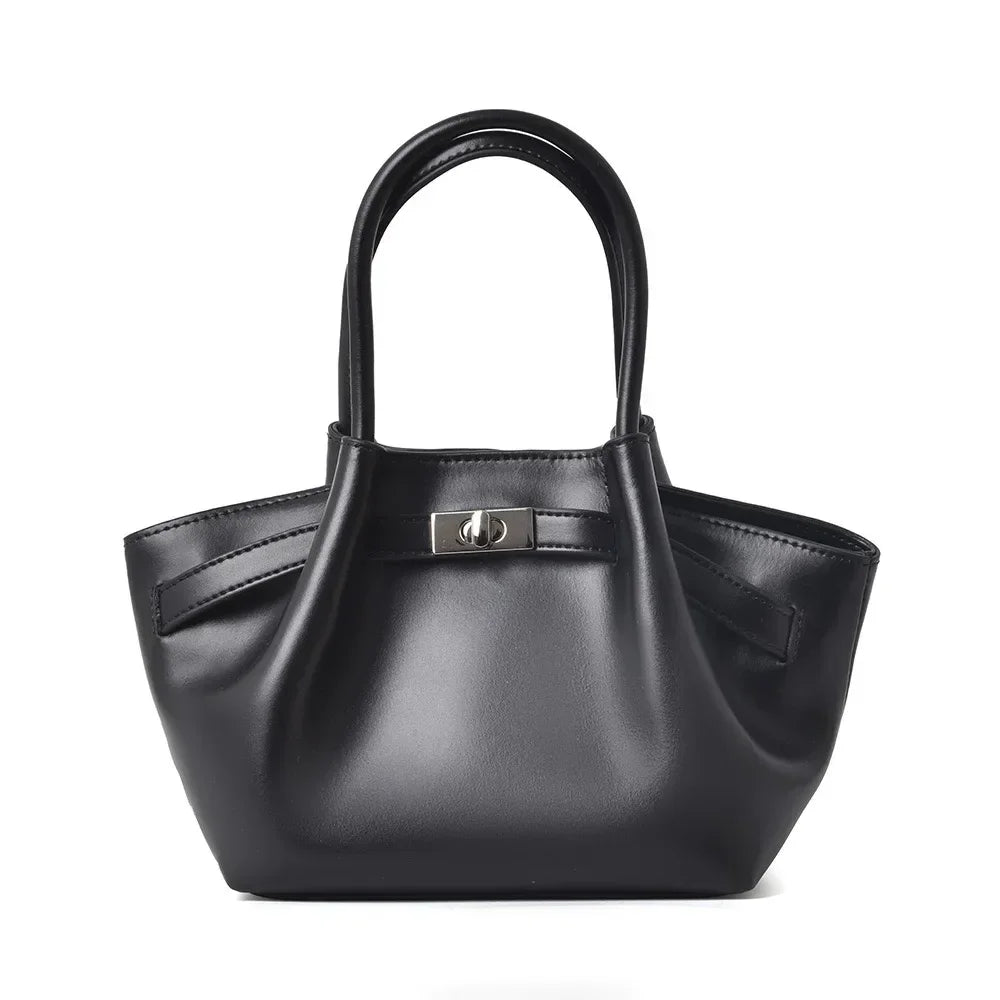 High end leather dumpling bag - Palm and Thread