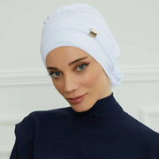 Plain Instant Turban Hat Inner Hijab - Palm and Thread