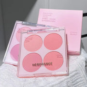4 Colors Blush Powder Face Makeup Set - Palm and Thread