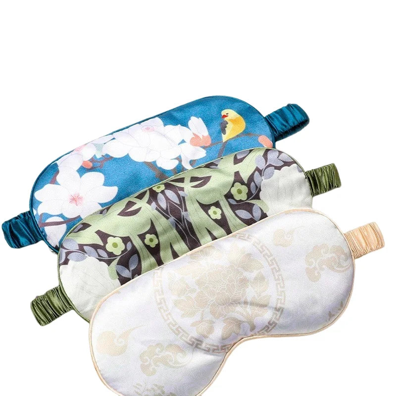 Silk Sleep Eye Mask for Travel - Palm and Thread
