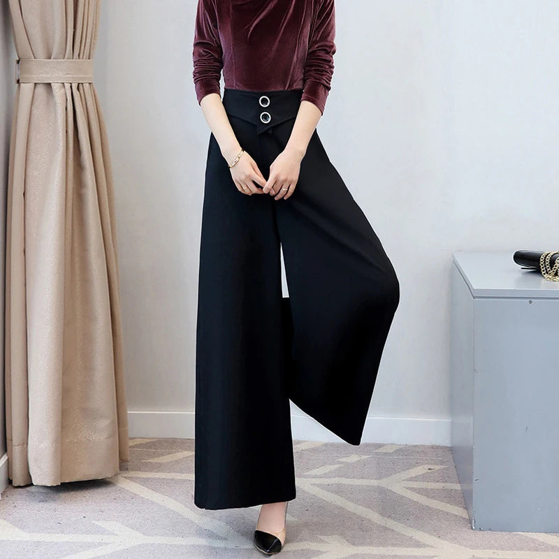 Elegant Fashion Wide Leg Pant - Palm and Thread