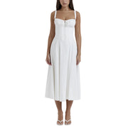 Elegant Waist-Tied Slimming Dress