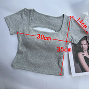 Square Neckline crop top - Palm and Thread