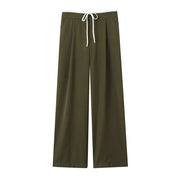Double Waistband Wide Leg Pant - Palm and Thread