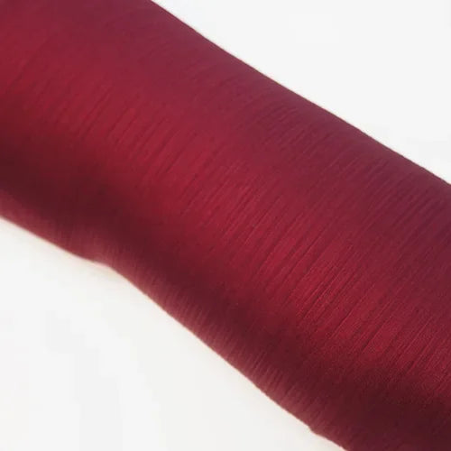 Pleated Satin Chiffon Hijab Silk Scarf - Palm and Thread