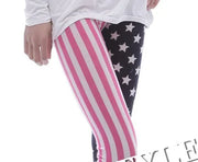 Elastic Stripe Star Print Cropped Trouser - Palm and Thread