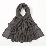 Thin Plain Shawl Soft Viscose Rayon Headscarf - Palm and Thread