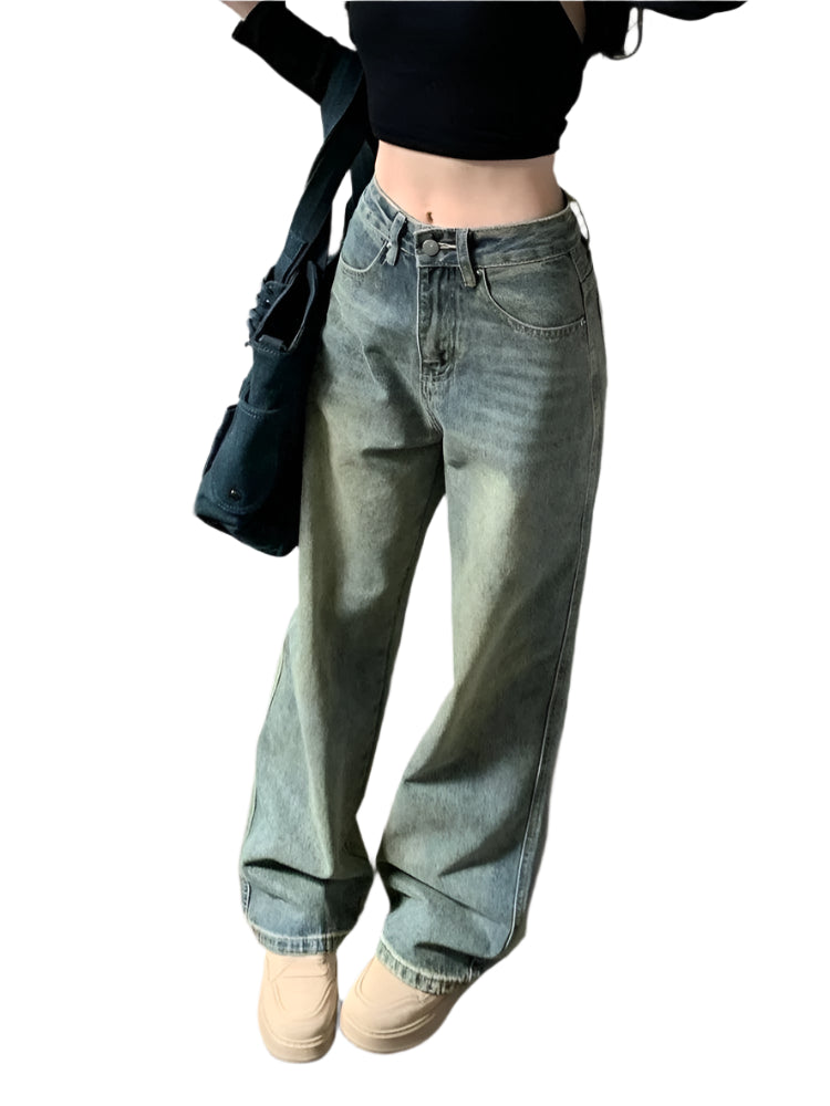 Baggy Vintage Denim Pant - Palm and Thread