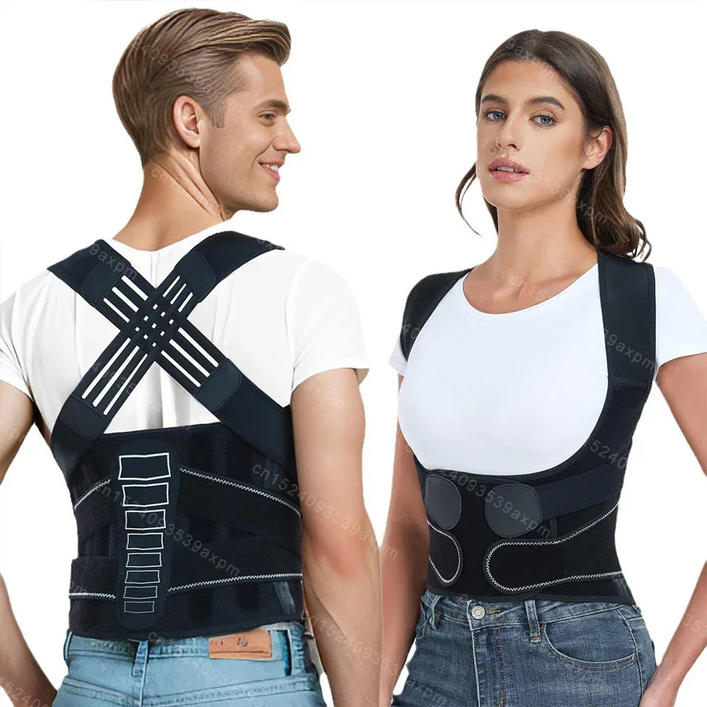 Adjustable Shoulder Straightener Full Back - Palm and Thread