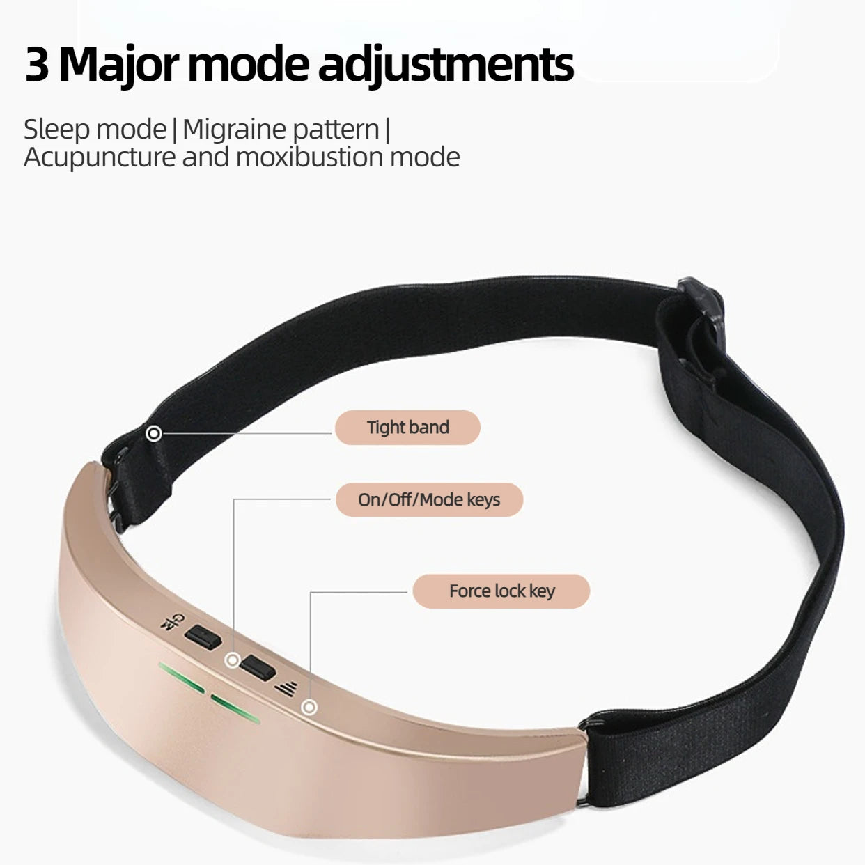 Electric Head Massager Migraine Insomnia Release - Palm and Thread