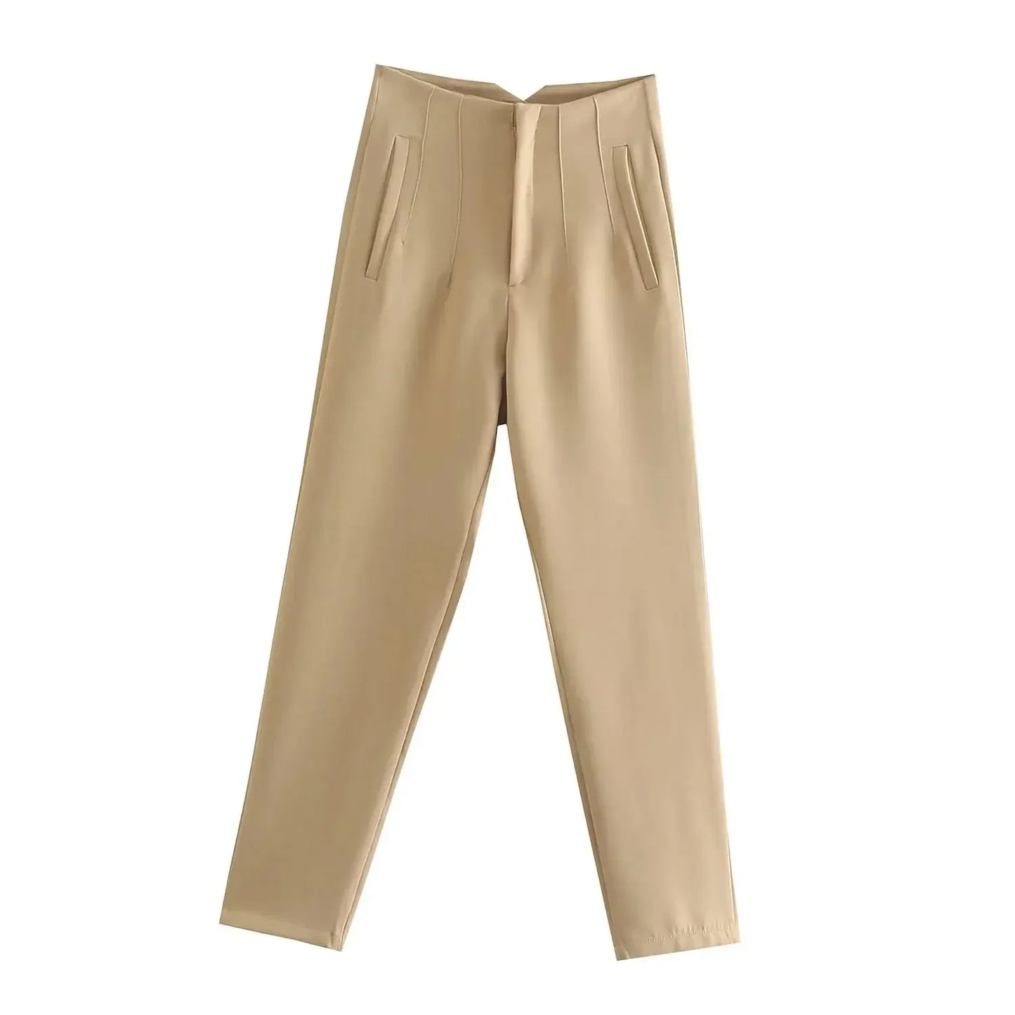 Elegant Solid Pencil Pant - Palm and Thread