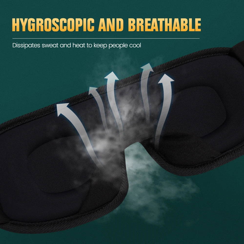 Sleep Mask 3D Block Out Light - Palm and Thread