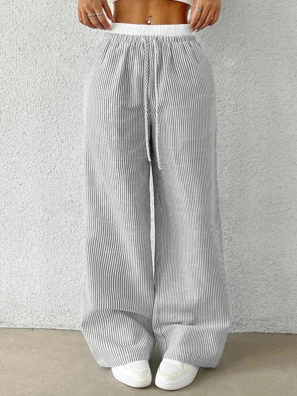 solid color casual Pant - Palm and Thread