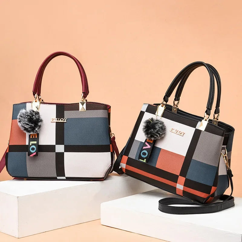 Elegant Messenger PU Leather Crossbody Bag - Palm and Thread