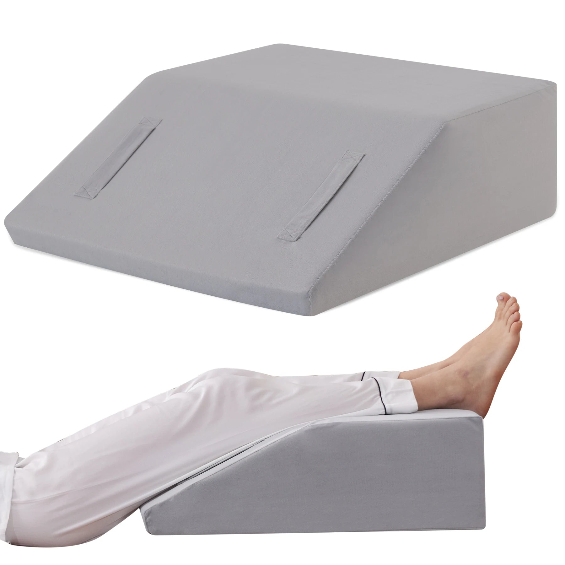 Memory Foam Leg Knee Wedge Pillow - Palm and Thread