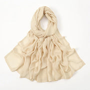 Thin Plain Shawl Soft Viscose Rayon Headscarf - Palm and Thread
