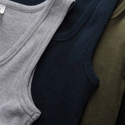 Basic Elastic tank top Pure Cotton Sleeveless t-shirt - Palm and Thread
