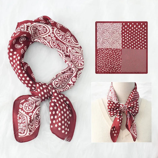 New Silk Neckerchief Square Scarf Purse Luxury Scarf - Palm and Thread