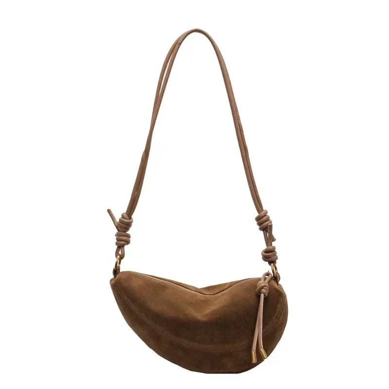 Faux Suede Super Niche Suede Bag - Palm and Thread