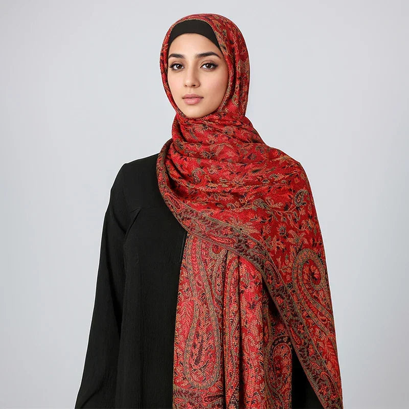 Luxury Brand Cashmere Scarf Printed - Palm and Thread